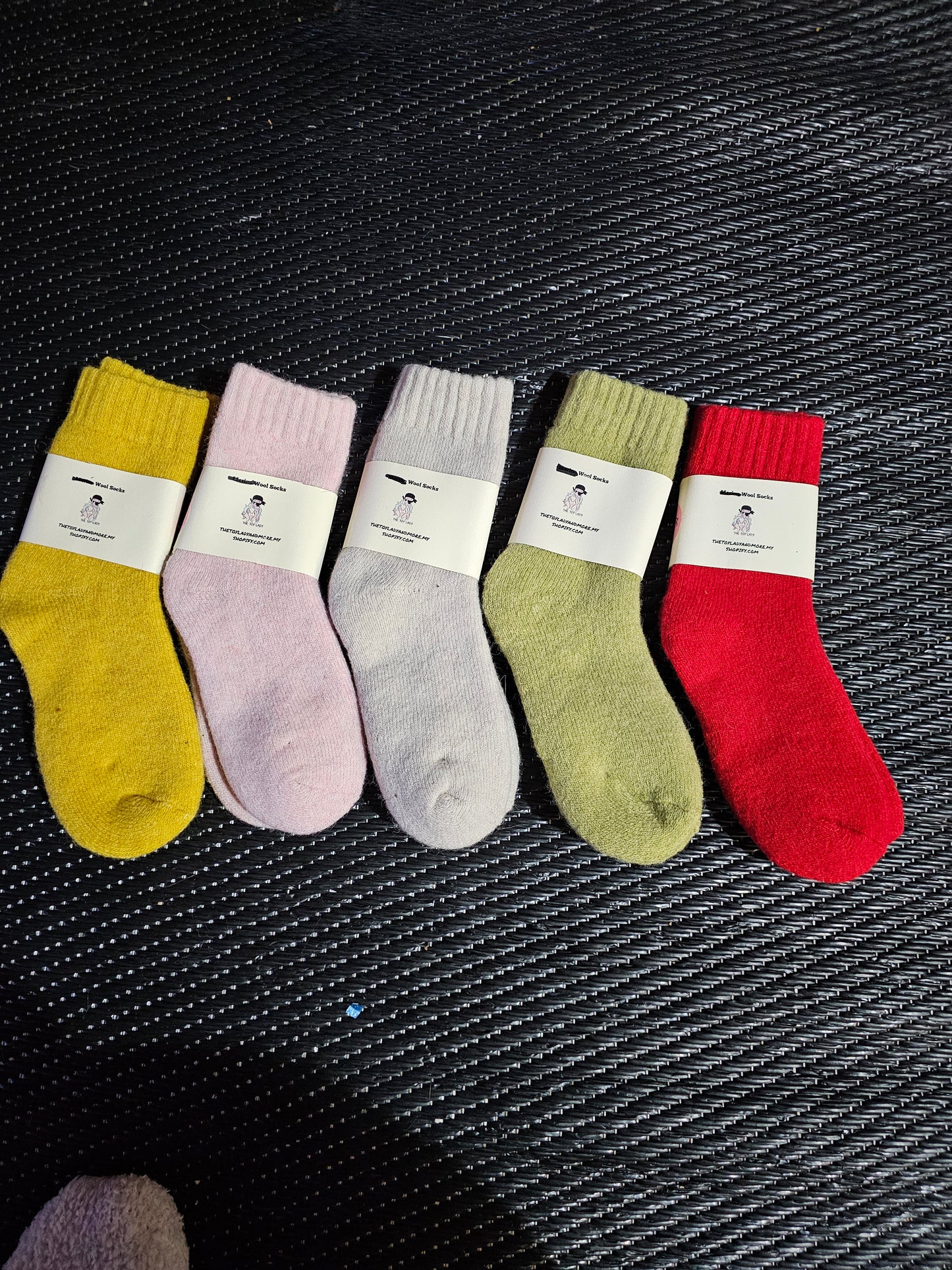 2 Pairs Wool Kids Sock