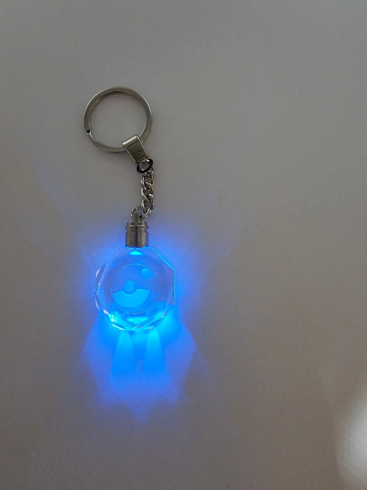 Light Up Pokeball Key Chain