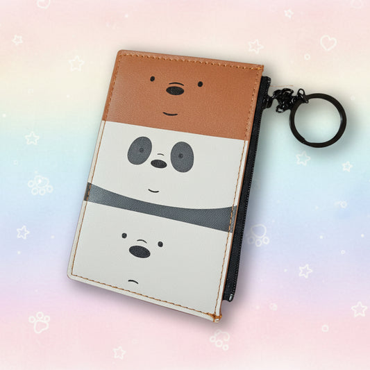 We Bare Bears Card Holder Wallet