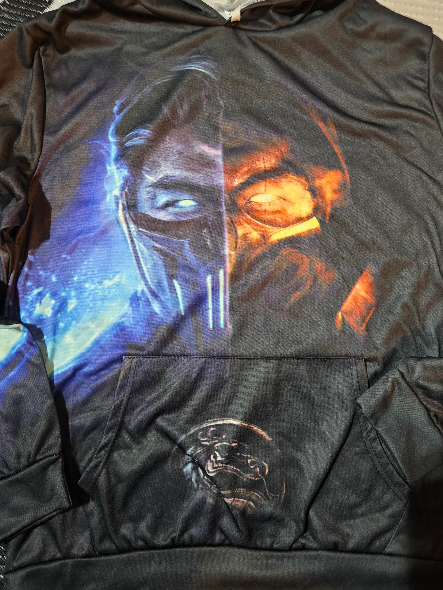 Graphic Print Gamer Hoodie Men's