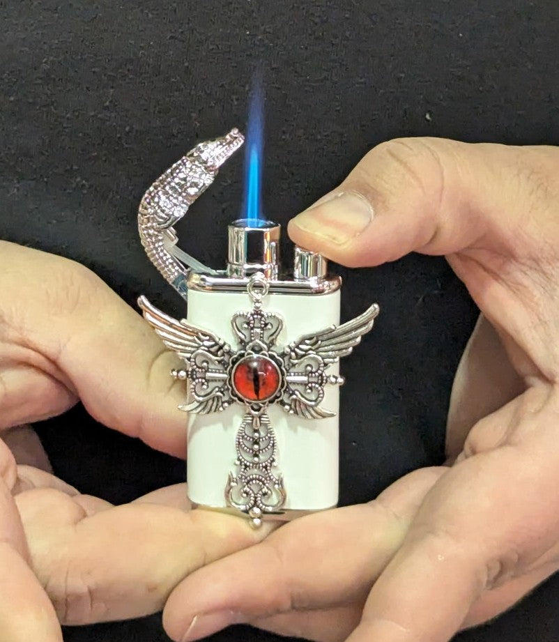 Winged double Lighter White and Red