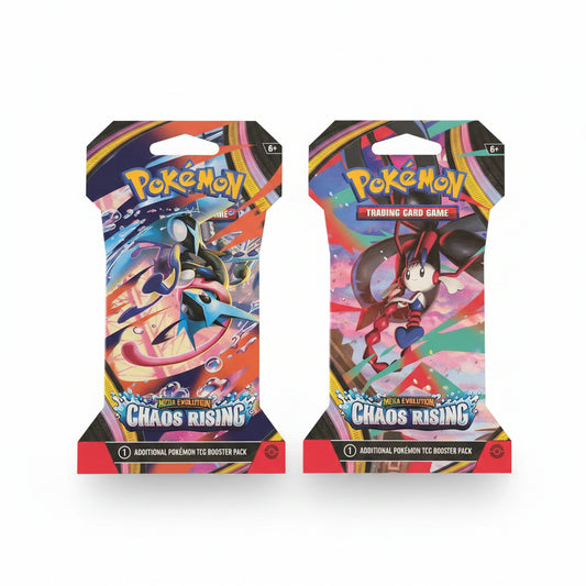 Pack of 2 Factory Sealed Mega Evolution Chaos Rising TCG Pokémon