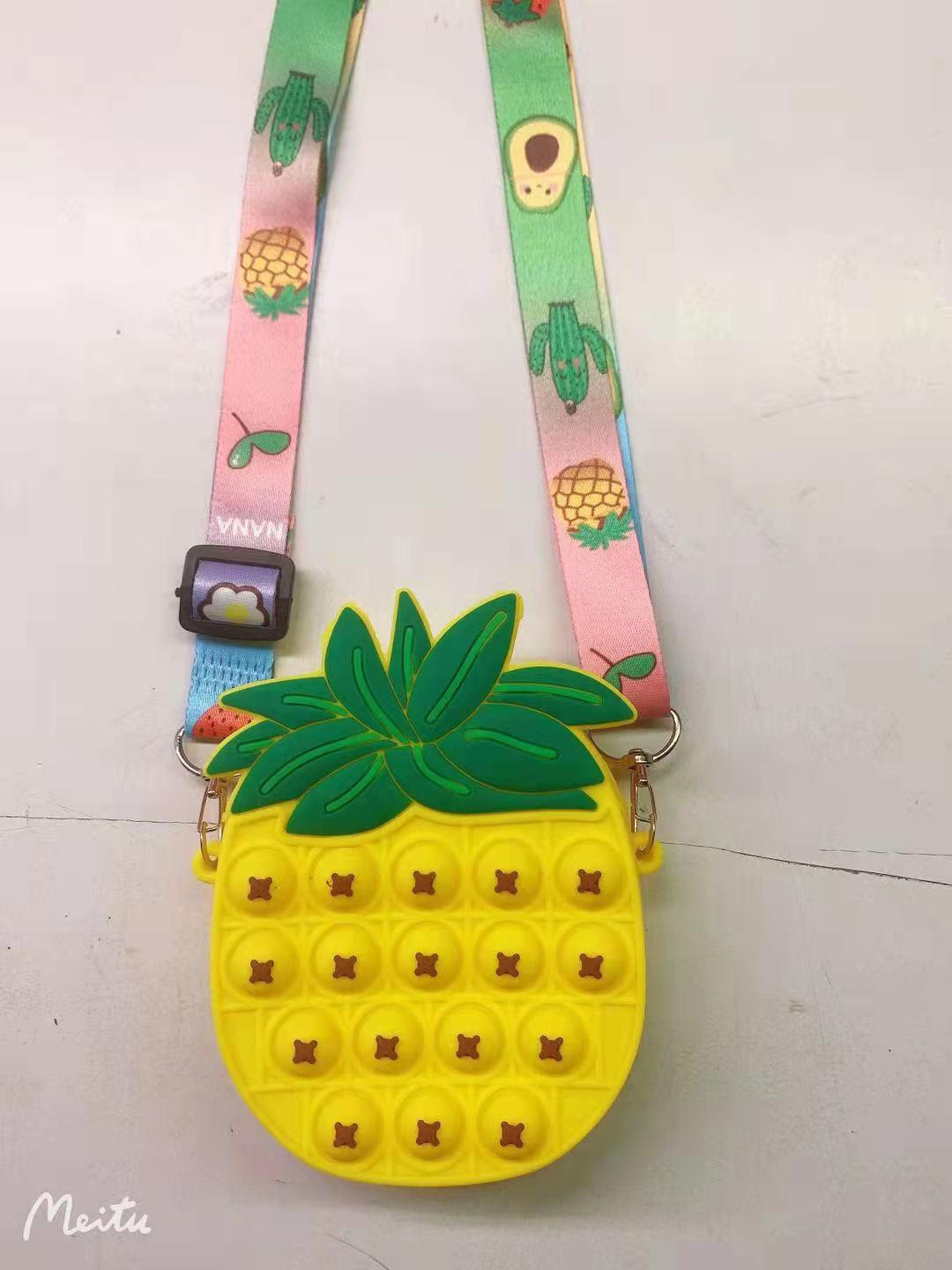 Pineapple Pop it purse